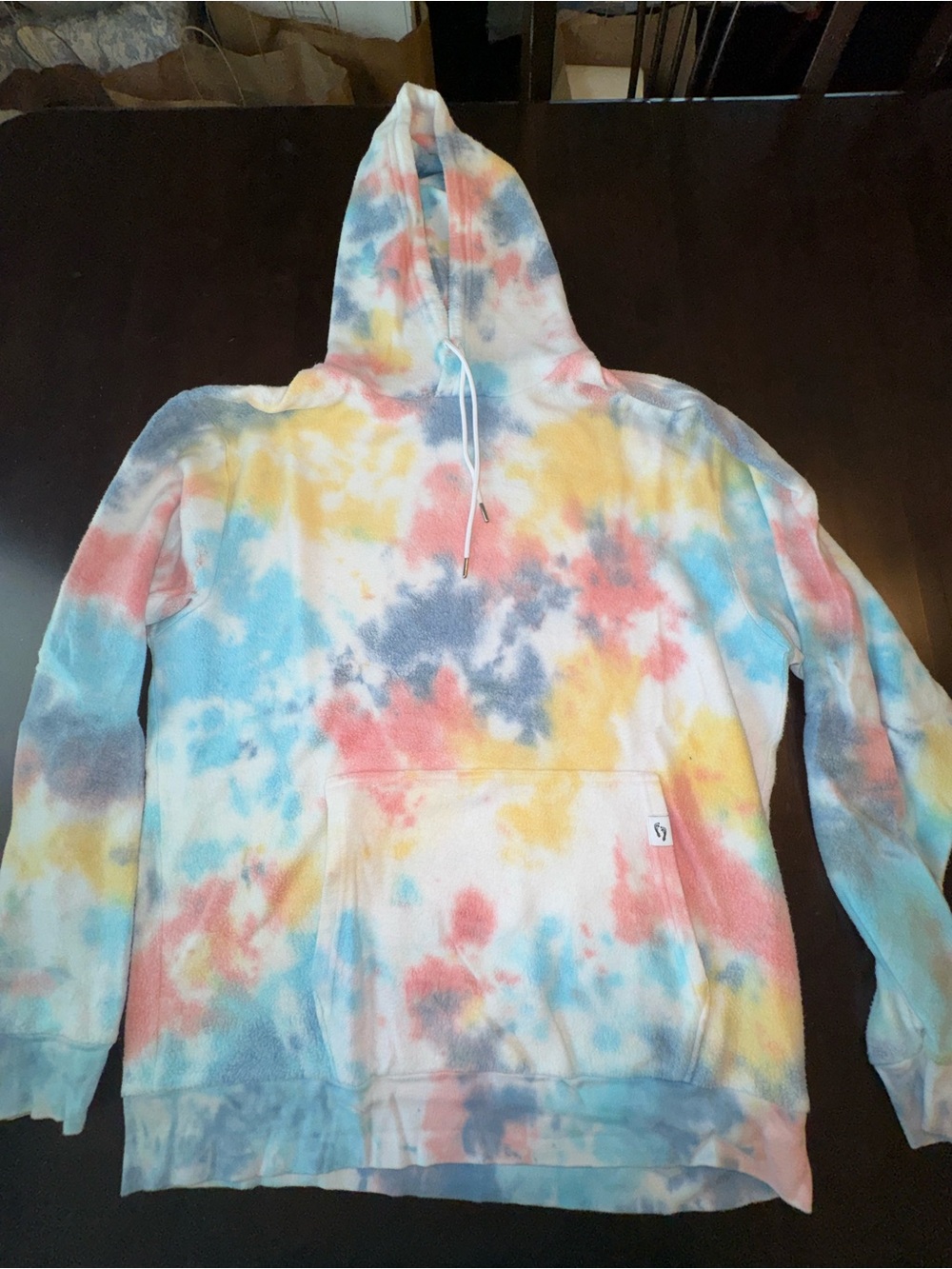 RARE Feat BlanketBlend Tie Dye Hoodie- Pastel- RIDICULOUSLY SOFT, LIKE NEW!